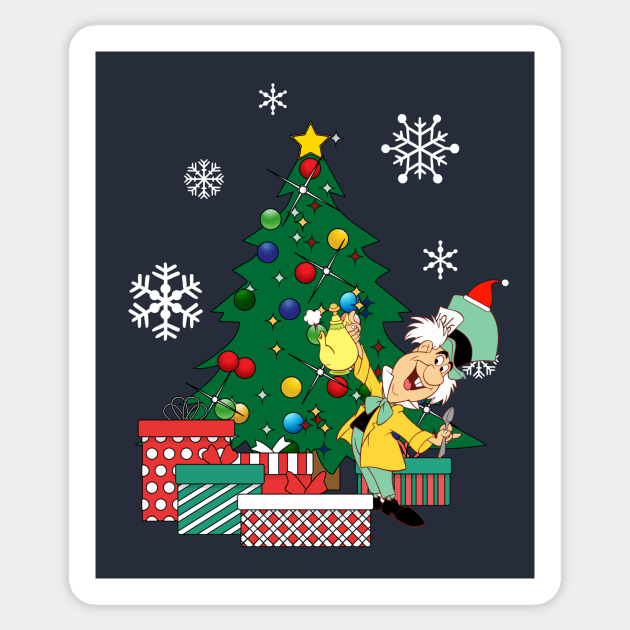 The Mad Hatter Around The Christmas Tree Sticker by Nova5